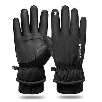 Touch Screen Thickening Thermal Waterproof Winter Snow Ski Gloves Warm (SIZE: M)