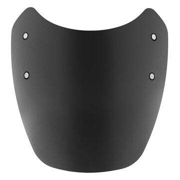 Universal 5-7" Black Round Headlight Front Fairing Motorcycle Windshield Windscreen With LED