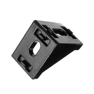 Suleve AJ28 10Pcs 2028 Black Aluminium Angle Corner Joint 20 Series Aluminum Extrusion 28x28mm Ri