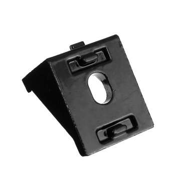 Suleve AJ28 10Pcs 2028 Black Aluminium Angle Corner Joint 20 Series Aluminum Extrusion 28x28mm Ri
