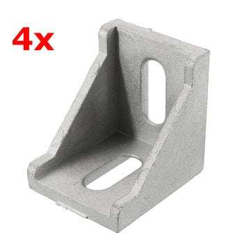 Suleve AJ40 4Pcs Corner Bracket Cast Aluminum Angle Corner Joint 40x40mm