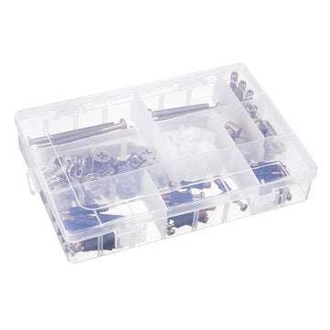 Suleve 125Pcs High Precision Hex Socket Head Cap Screw Bolts and Barrel Nuts Furniture Connecting Sc