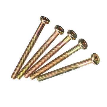 Suleve 125Pcs High Precision Hex Socket Head Cap Screw Bolts and Barrel Nuts Furniture Connecting Sc