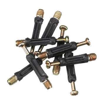 Suleve 125Pcs High Precision Hex Socket Head Cap Screw Bolts and Barrel Nuts Furniture Connecting Sc