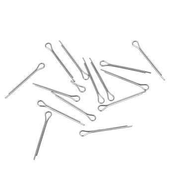 Suleve 175Pcs Split Cotter Pin Zinc Plated Hitch Pins Fasteners Assortment 5 Sizes