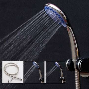 Universal 3 Modes Multifunction Chrome Bath Handheld Shower Head Set