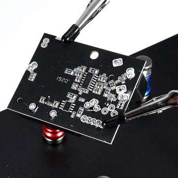 Universal 3 Flexible Arms Soldering Station Holder PCB Fixture Helping Hands with 4Pcs Magnetic Colu