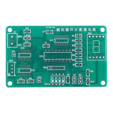 Subtraction Cycle Counter Circuit Kit 74LS192 Parts with Simulation Electronic DIY Training Kit