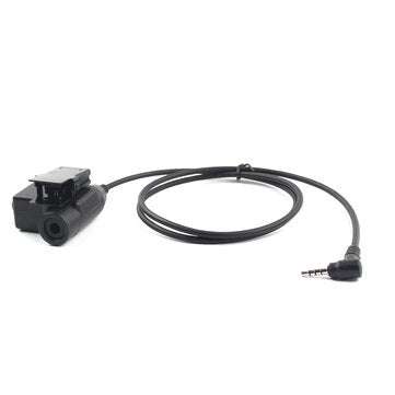 Tactical Element U94 Tactical PTT Headphone Adapter for Yaesu Vertexs VX-3R  Headphone Accessories