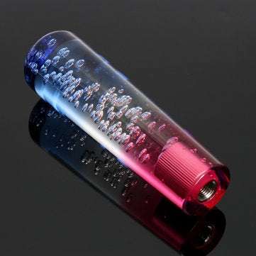 Universal 15cm Bubble Styling Manual Shift Gear Knob Colorful Red White Blue