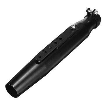 Universal 15`` Motorcycle Tapered Exhaust Muffler Silencer For Cafe Racer Cu... (COLOR.: MATTEBLACK)