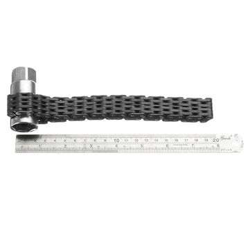 Strap Wrench Oil Filter Tools Allen Key Chain Type Filter Wrench Fit 17mm Socket