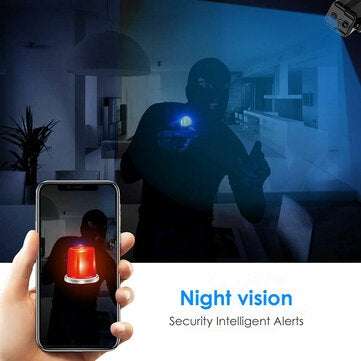 T9 4G Home Security IP Camera 2 Way Audio Loop Recording Wireless Mini IP Camera Night Vision CCTV