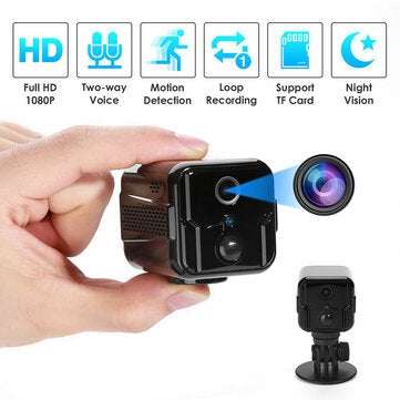 T9 4G Home Security IP Camera 2 Way Audio Loop Recording Wireless Mini IP Camera Night Vision CCTV