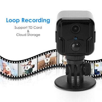 T9 4G Home Security IP Camera 2 Way Audio Loop Recording Wireless Mini IP Camera Night Vision CCTV
