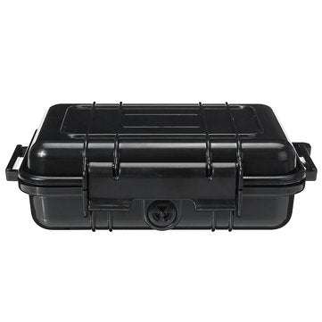 Storage Box Waterproof Hard Flight Bag Camera Photography Travel Carry Tool Case ... (COLOR1: BLACK)