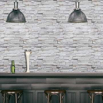Stone Brick Vintage Wall Sticker Self Adhesive Backdrop Wallpaper Home Decoration