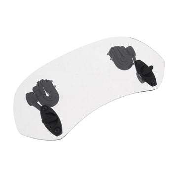 Universal Adjustable Clip On Transparent Windshield Extension Spoiler Wind Small Windscreen Deflecto