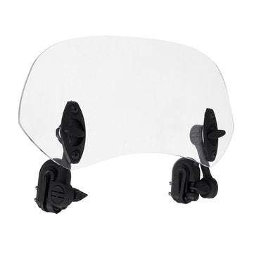 Universal Adjustable Clip On Transparent Windshield Extension Spoiler Wind Small Windscreen Deflecto