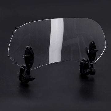 Universal Adjustable Clip On Transparent Windshield Extension Spoiler Wind Small Windscreen Deflecto