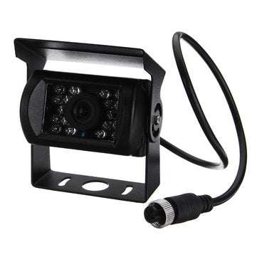 Truck Bus Van Car 4Pin 18LED CCD Heavy Duty Rear Backup Side Car Rear View Camera (COLOR.: COSMETIC)