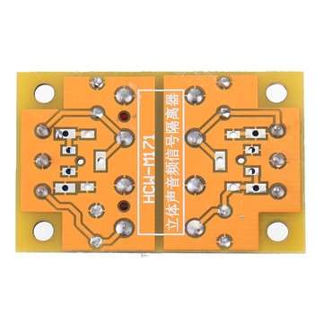 Stereo Audio Isolator Common Anti-interference Signal Noise Filter Computer Audio Current Sound Canc