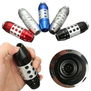 Universal Aluminum Automatic Car Gear Stick Shift Knob (COLOR.: SILVER)