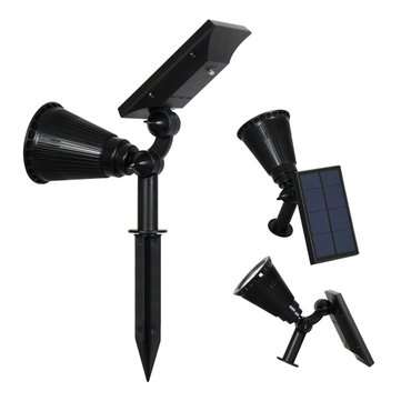 Solar Color Changing 7 LED Waterproof Spot Light Outdooor Yard Garden Lawn Landscape Security Lamp