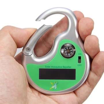 Solar Charging Portable Ultrasonic Compass Mosquito Repellent Electronic Mosquito Dispeller