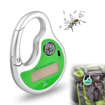 Solar Charging Portable Ultrasonic Compass Mosquito Repellent Electronic Mosquito Dispeller