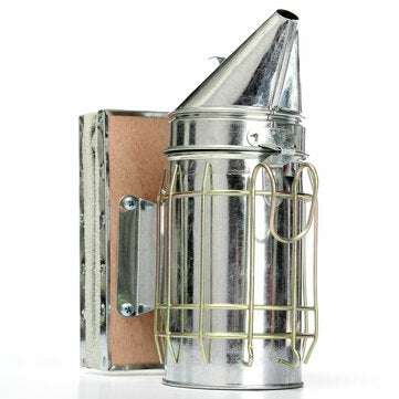 Stainless Steel Bee Hive Smoker Large Beekeeping Equipment With Hanging Hook