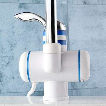 Tankless Instant Electric Hot Water Heater Faucet Bathroom Kitchen Heating Tap 220V 3000W