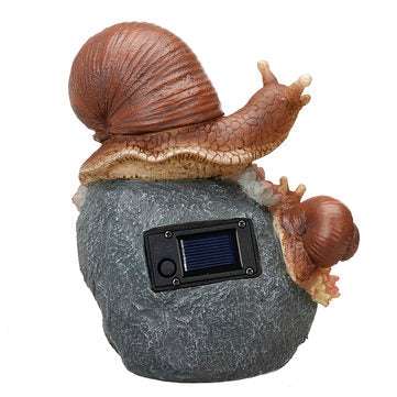 Solar Animal Night Light Toy Resin Waterproof Cute Outdoor Garden Yard Lamps Pathway Decor Lamp Snai