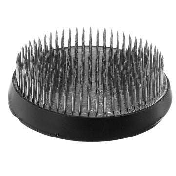 Round Ikebana Kenzan Flower Frog Arranger Holder Art Fixed Arranging Tools Pin Holder (SIZE: 8CM)
