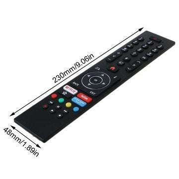 Remote Control Suitable for BUSH Smart 4K HDTV RC43137 RC43137P Hitachi RC43135 RC43135P Logig L32SH