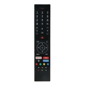 Remote Control Suitable for BUSH Smart 4K HDTV RC43137 RC43137P Hitachi RC43135 RC43135P Logig L32SH