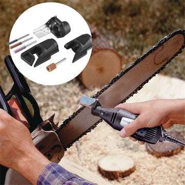 Rotary Tool Electric Grinding Chain Saw Blade Restoration Grinding Tools Kit