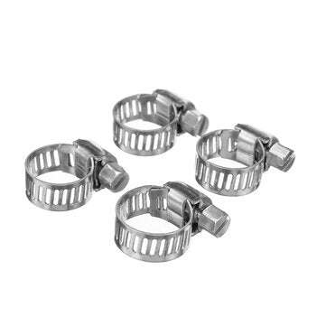 Quick Release Coupling Connector + 1 Extra Nozzle + 4 Clips Propane Butane Hose for 8mm Inner/Diamet