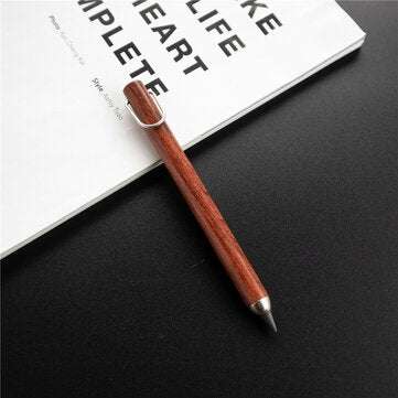 Shuli 3319 Inkless Pen Environmental Protection Wear Resistance Metal Pen Stationery... (COLOR: RED)
