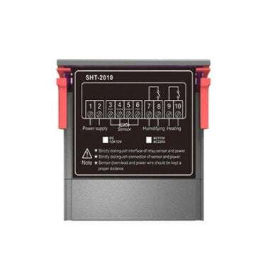 SHT-2010 Thermostat Touch Temperature and Humidity Controller for Aquarium Fish Tank Hatching Seafoo