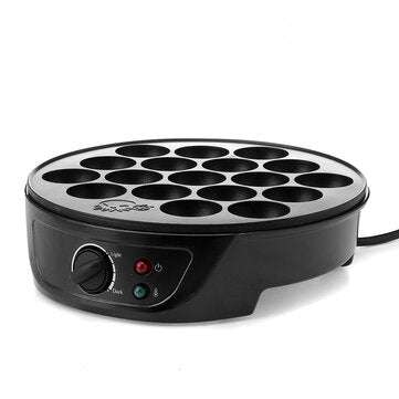 Takoyaki Grill Pan Plate Cooking Octopus Ball Maker Baking 220V 750W 18 Holes (PLUG: EUPLUG)