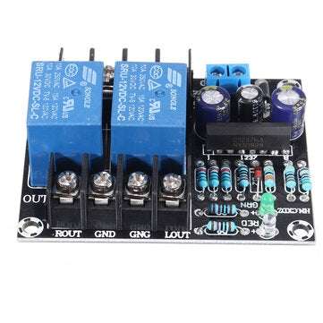 UPC1237 Dual Channel Speaker Power Amplifier Circuit Protection Board Boot Mute Delay Protect Module