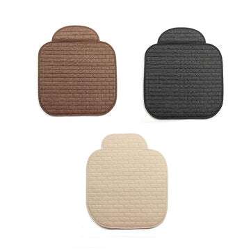 Universal Car Seat Cover Breathable Fabric Rear/Front Pad Mat C... (COLOR: COFFEE | POSITION: FRONT)