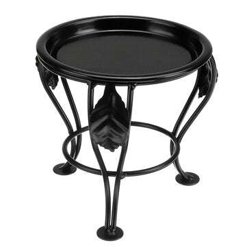 Modern Flower Stand Rack Metal Shelf Balcony Indoor Floor Shelves (Plants Not Included)