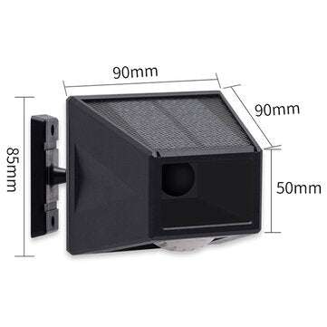 Solar Alarm Strobe Light Animal Repellent Flashing 8 LEDs Light Motion Sensor Security Alarm System