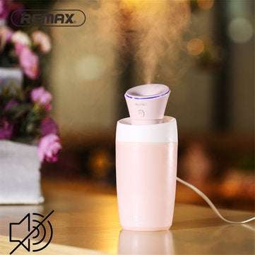 Remax Cool Mist Portable Mini USB Humidifier Home Office (COLOR.: PINK)