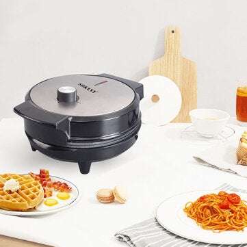 SOKANY 505 Electric Waffles Maker 1000W Double-side Adjustable Temperature Non-stick Sandwich Cake M