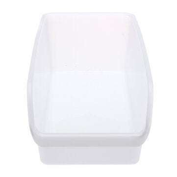 Refrigerator Storage Box Food Container Kitchen Fridge Organizer Freezer Bins (COLOR: WHITE)