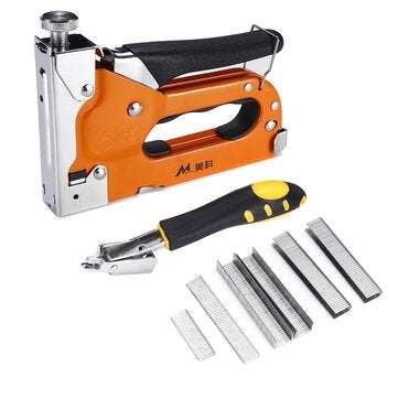 MYTEC 3 In 1 Stapler Nail Tool Tacker Furniture Tool Wood Fr... (TYPE: HANDGUARDNAILREMOVER600NAILS)