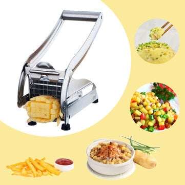 Potato Chipper Chopper Slicer Tool French Fries Chip Fruit Vegetable Cutter